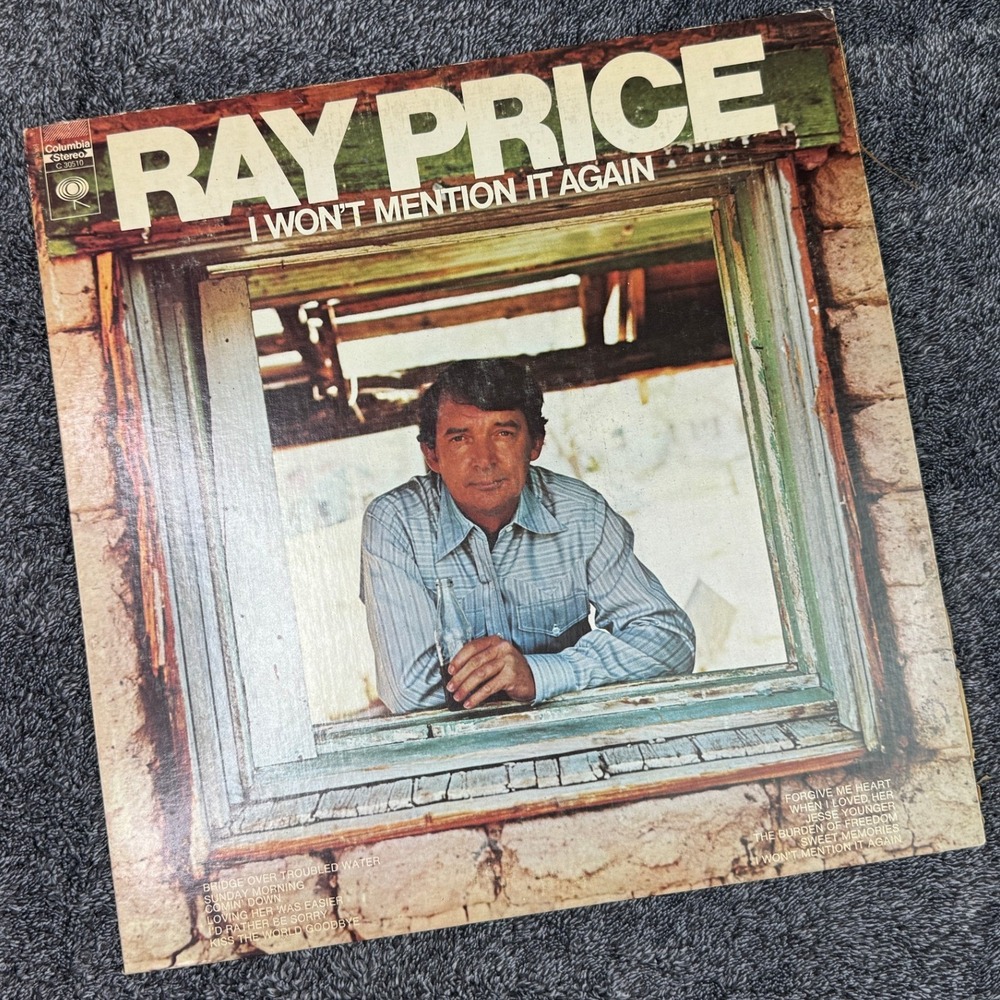 Ray Price I Won't Mention It Again Vinyl LP Columbia C 30510 Country 1971